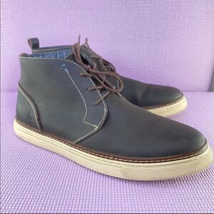 Original Penguin Leather Lace Up Chukka Boot Brown 12